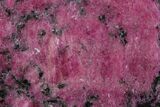 Polished Ruby In Zoisite Slice - Tanzania #131390-1